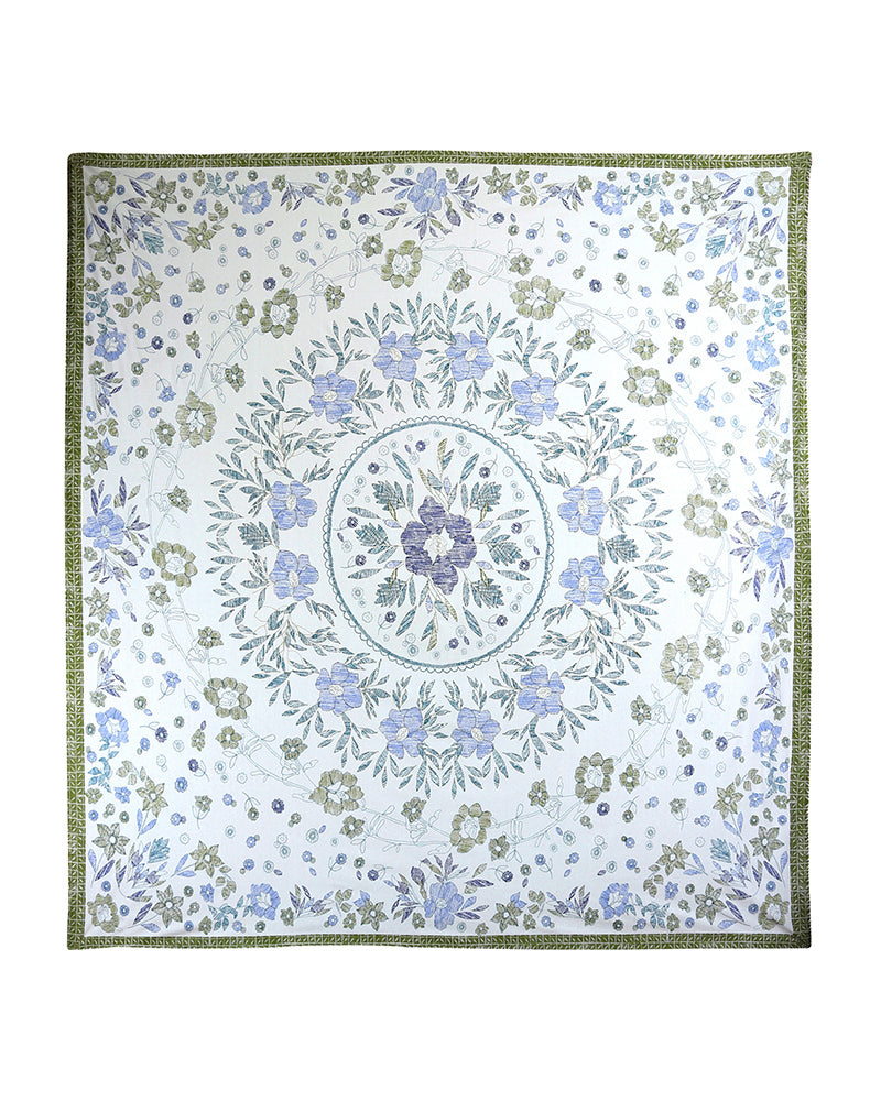 Pure Cotton Double Bedsheet Set with Pillow Covers for King Size Bed