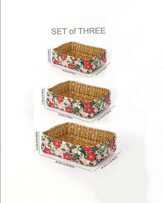 Office Desk Organizer | Stationary Organizer Box | Jute Table Organiser