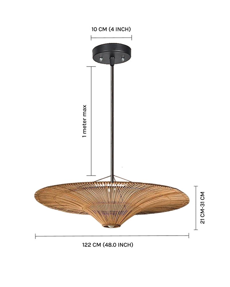 Bamboo Pendant Lamp | Bamboo Large Ceiling Lamp