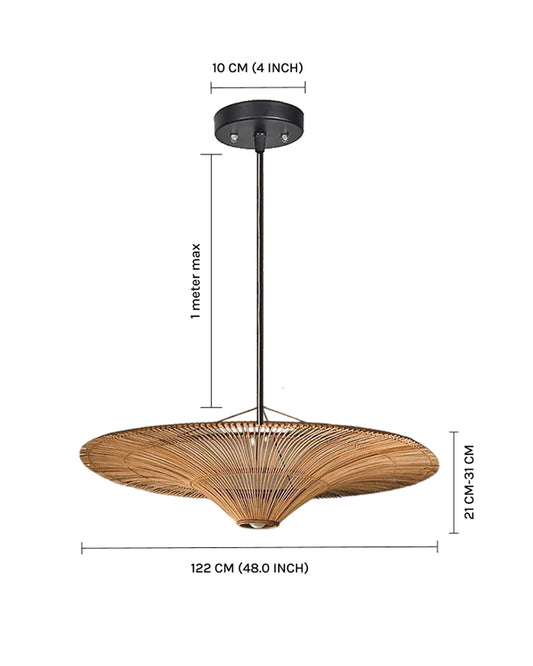 Bamboo Pendant Lamp | Bamboo Large Ceiling Lamp