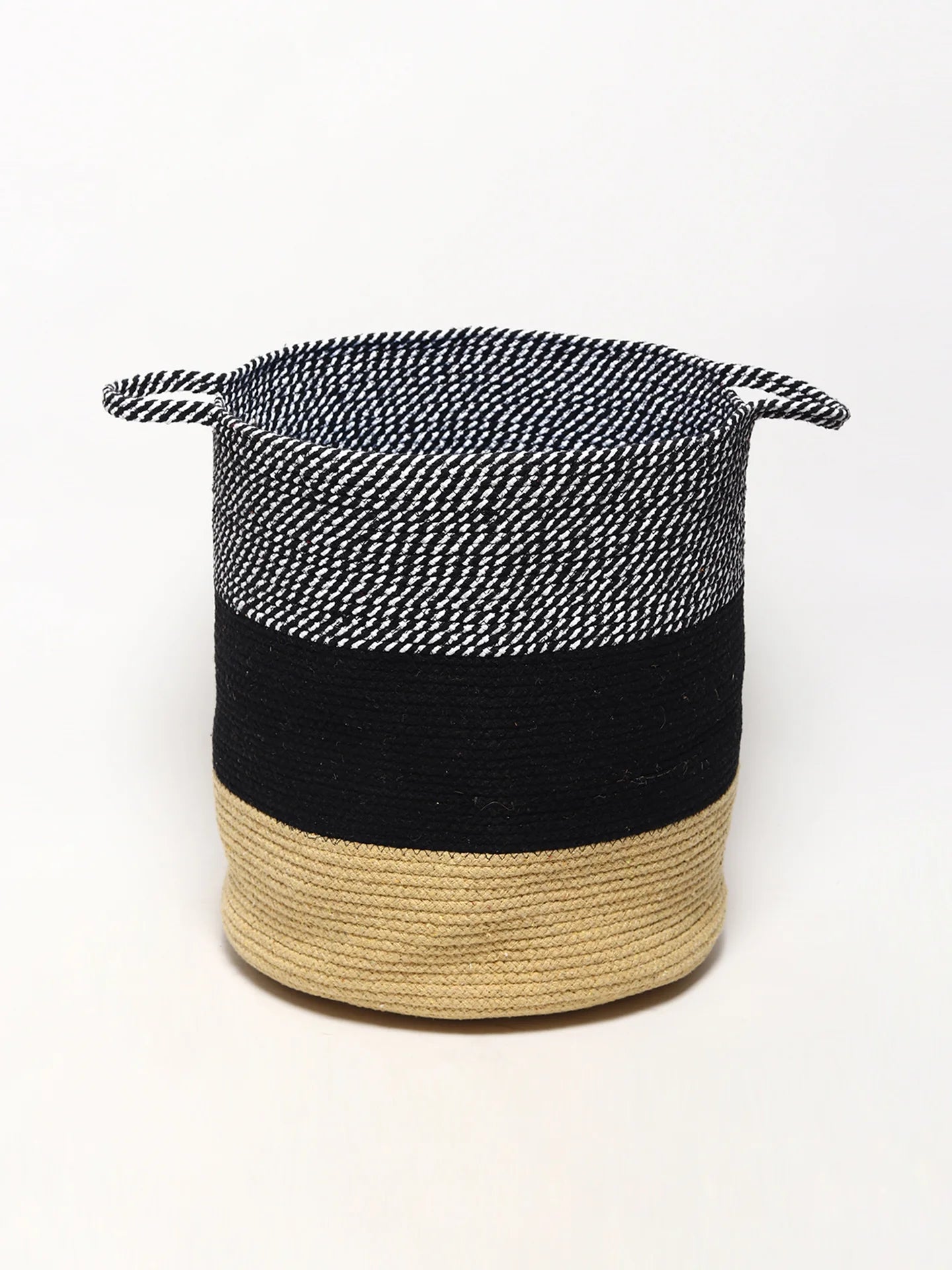 Multipurpose Cotton Storage Basket for Laundry, Toys, and Decorative Home Organization