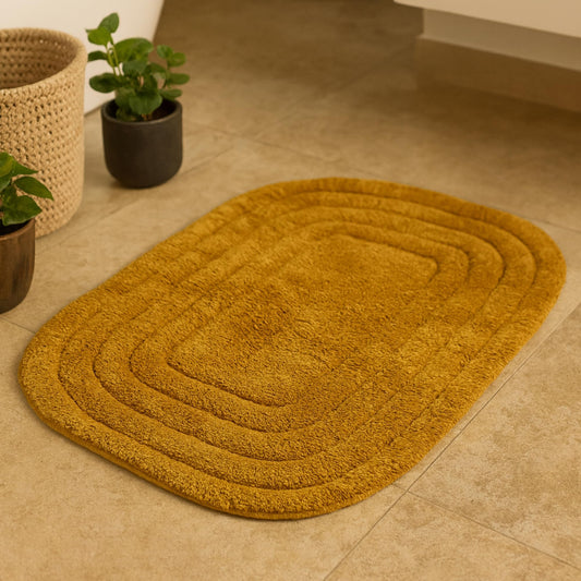 Premium Cotton Door Mat with Anti Skid Backing for Bathroom and Doorway Use