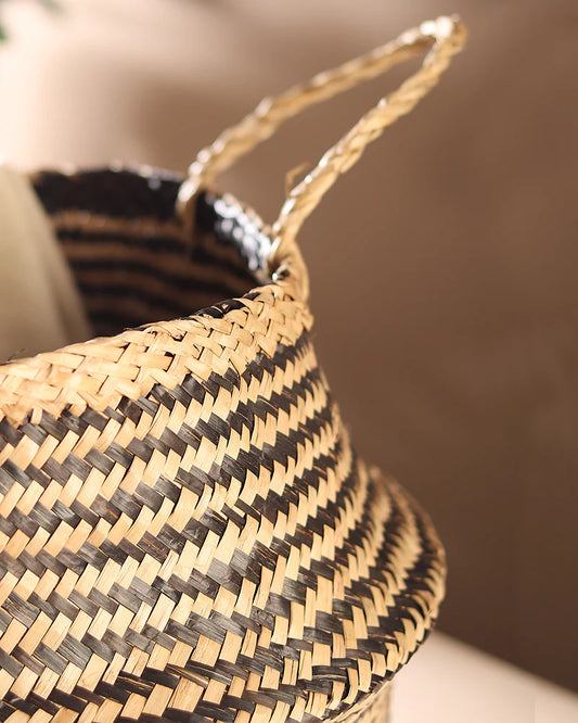 Elegant Belly Planter Basket for Soft, Earthy Interiors