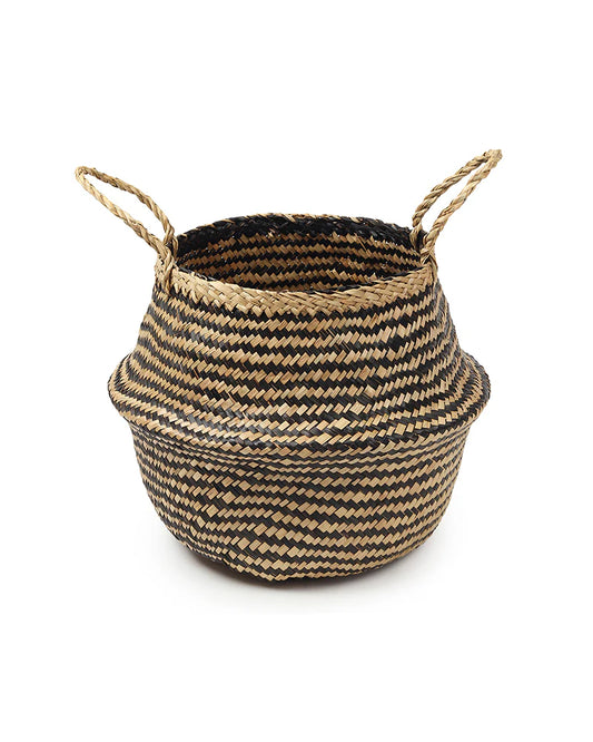 Elegant Belly Planter Basket for Soft, Earthy Interiors