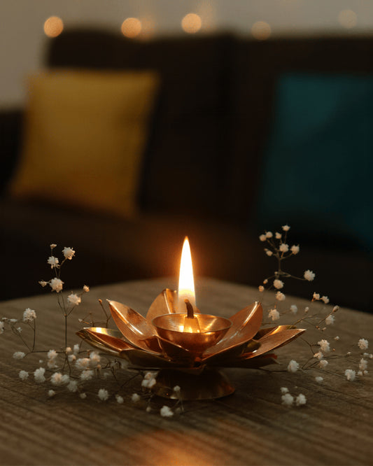 Brass Diya for Pooja Aarti and Diwali Decoration