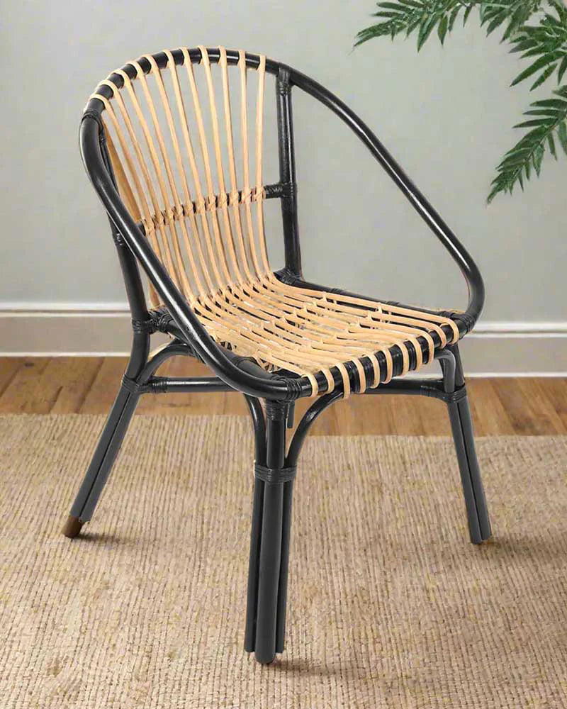 Stylish Bamboo Arm Chairs for Home Living Room and Balcony