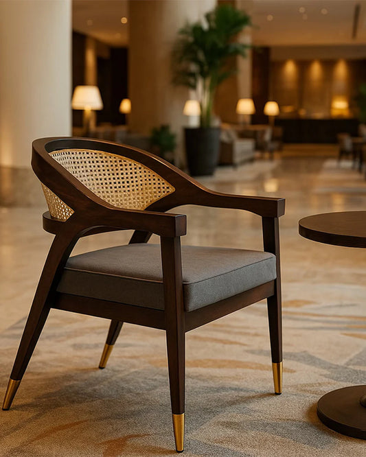 Acacia Wood Accent Chairs for Stylish Home Corners