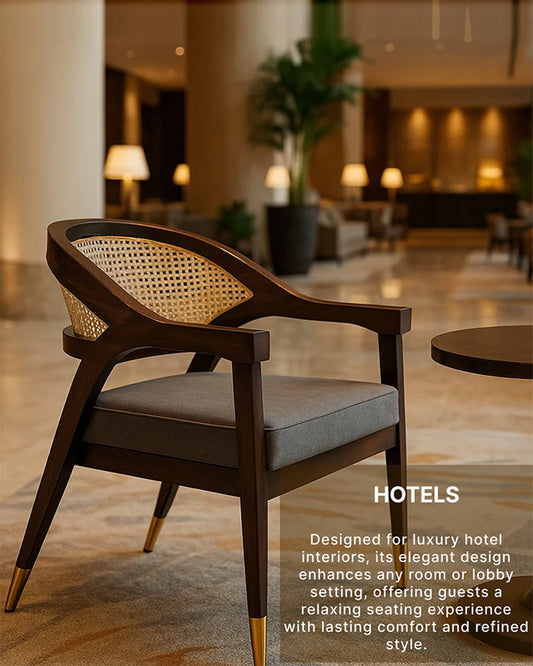 Acacia Wood Accent Chairs for Stylish Home Corners