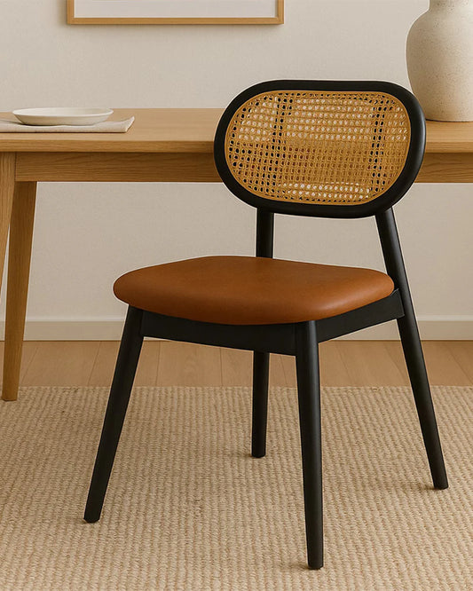 Handcrafted Acacia Wood Chairs for Living Room Comfort