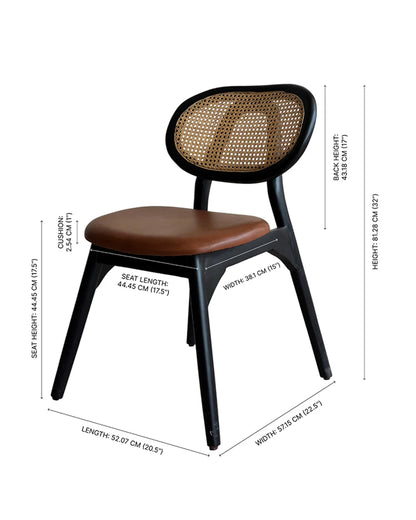 Handcrafted Acacia Wood Chairs for Living Room Comfort