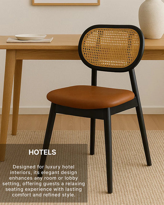 Handcrafted Acacia Wood Chairs for Living Room Comfort