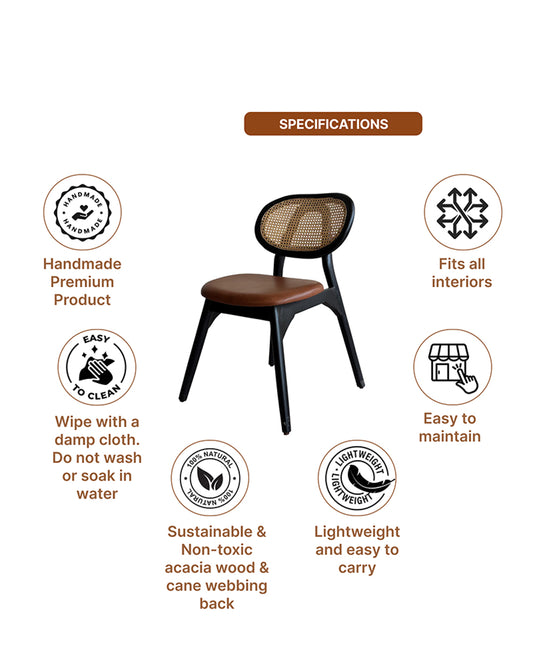 Wooden Chairs For Living Room | Chairs For Home | Cane Chairs