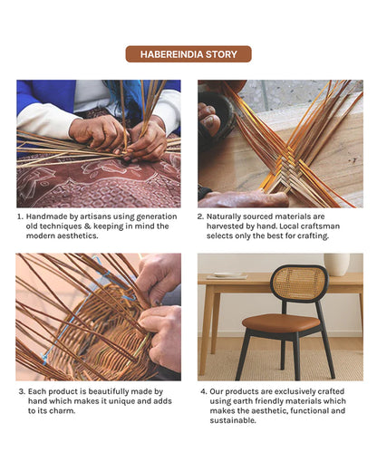 Handcrafted Acacia Wood Chairs for Living Room Comfort