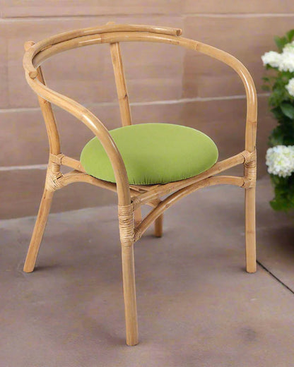 Natural Bamboo Lounge Chairs for Garden and Balcony Comfort
