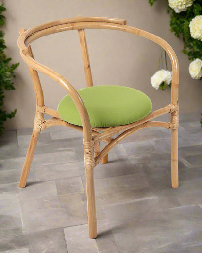 Natural Bamboo Lounge Chairs for Garden and Balcony Comfort