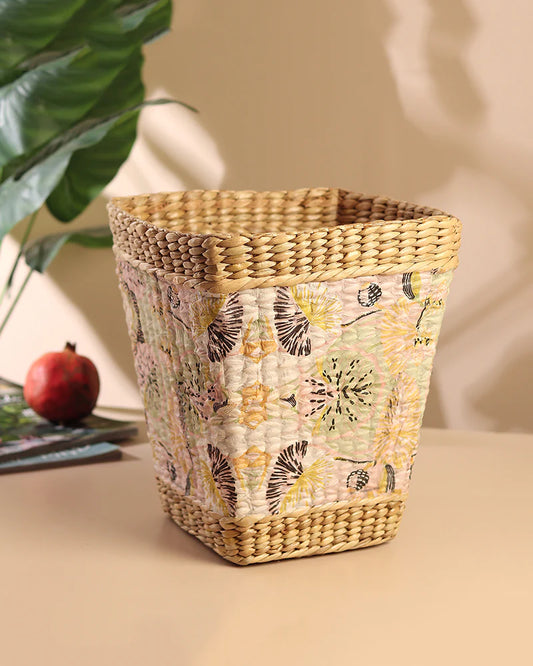 Seagrass Dry Waste Dustbin and Home Storage Waste Bin Basket