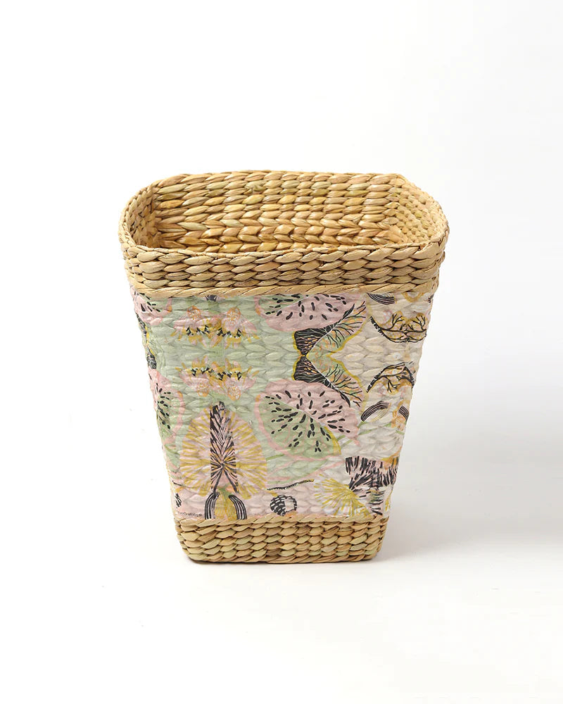 Seagrass Dry Waste Dustbin and Home Storage Waste Bin Basket