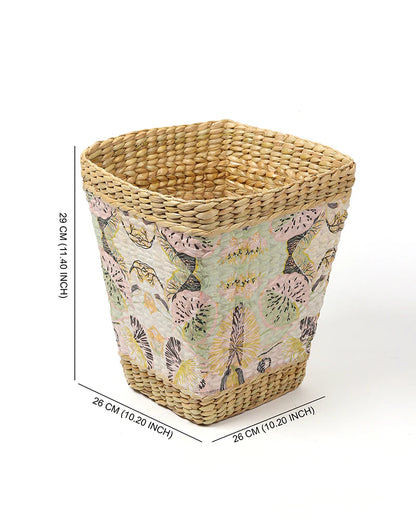 Seagrass Dry Waste Dustbin and Home Storage Waste Bin Basket