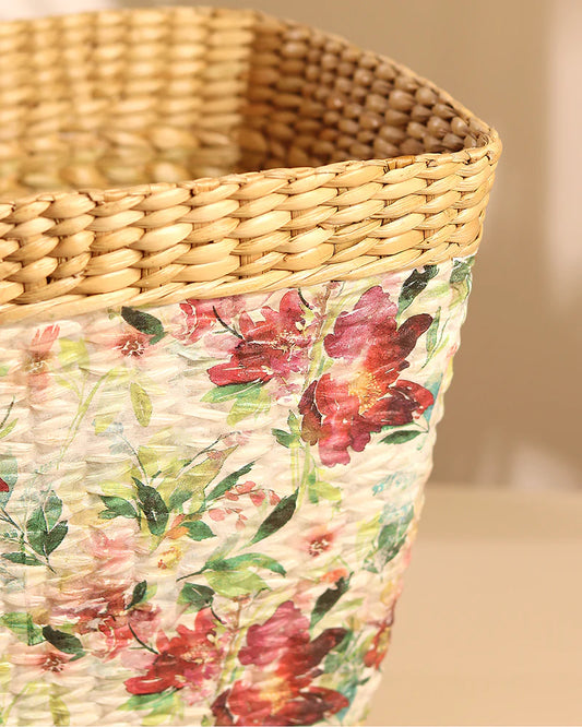 Seagrass Waste Bin Basket for Home, Kitchen, and Dry Waste