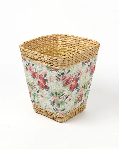 Handmade Seagrass Waste Basket for Bathroom, Study, and Home Corners