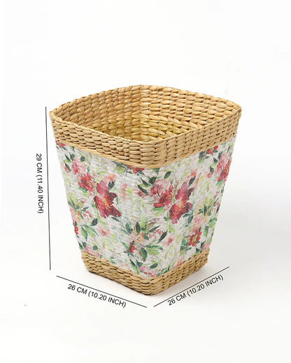 Handmade Seagrass Waste Basket for Bathroom, Study, and Home Corners