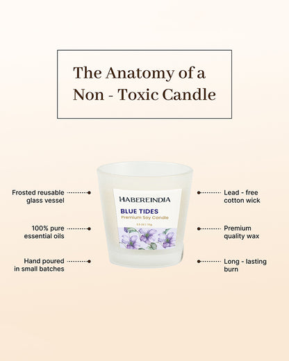 Set of 4 Scented Aroma Candles in Glass | Decorative Fragrance Candle Set | 45gm, 8hr Burn Each