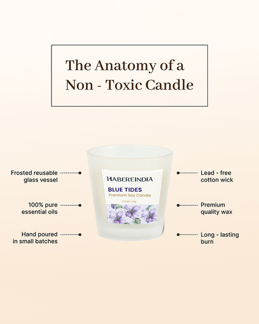Set of 4 Scented Aroma Candles in Glass | Decorative Fragrance Candle Set | 45gm, 8hr Burn Each