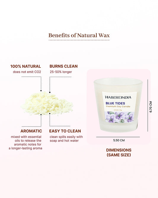 Set of 4 Scented Aroma Candles in Glass | Decorative Fragrance Candle Set | 45gm, 8hr Burn Each