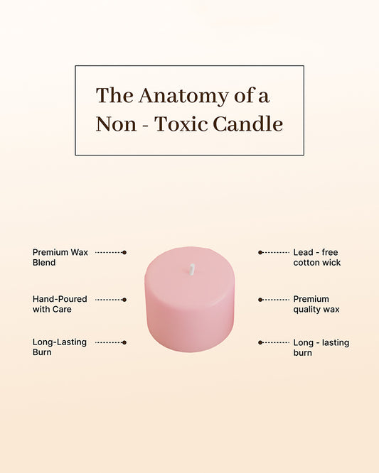 6 Rose Scented Aroma Candles Set | Decorative Tea Light Candles for Gifting | 31gm, 6 Hours Burn