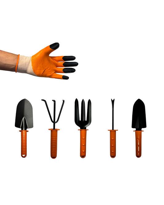 Set of Six Gardening Tool Kit, Essential Garden Tools