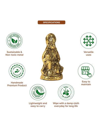 Hanuman Ji Idol for Pooja Home Decoration and Spiritual Showpiece