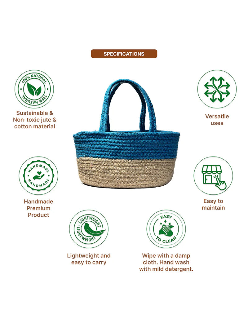 Lunch Basket - Multipurpose Basket for Lunch, Storage, Gifting & More