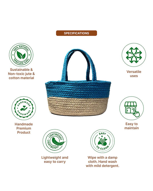 Lunch Basket - Multipurpose Basket for Lunch, Storage, Gifting & More