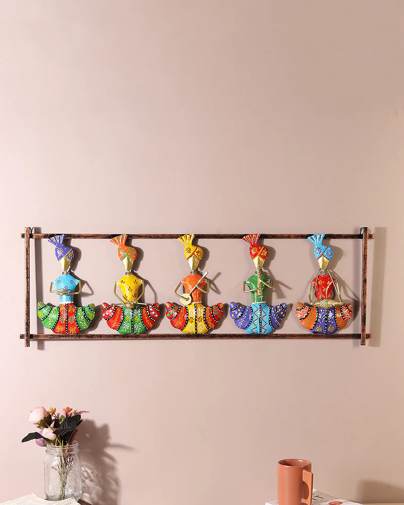 Decorative Rajasthani Figures for Wall Display, Gift Items