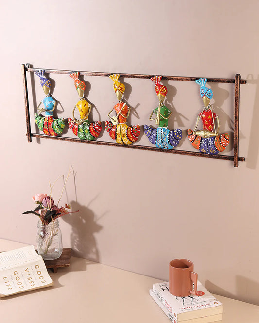 Decorative Rajasthani Figures for Wall Display, Gift Items