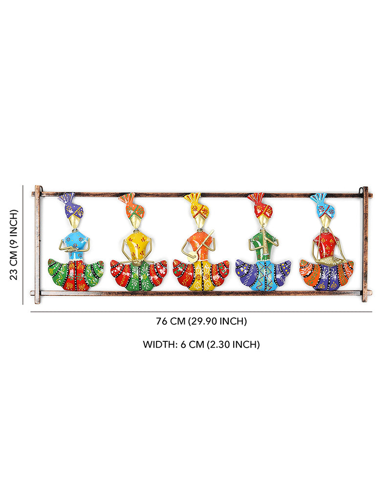 Rajasthani Figures Wall Decor | Rajasthani Folk Figurines | Gifting Wall Art