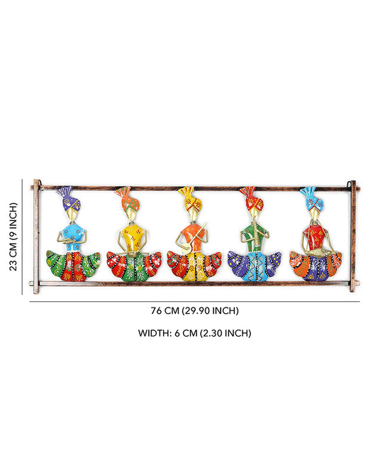 Decorative Rajasthani Figures for Wall Display, Gift Items