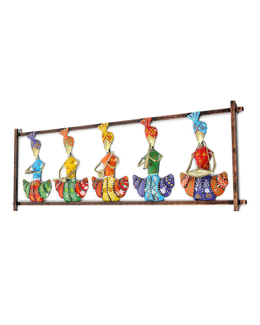 Decorative Rajasthani Figures for Wall Display, Gift Items