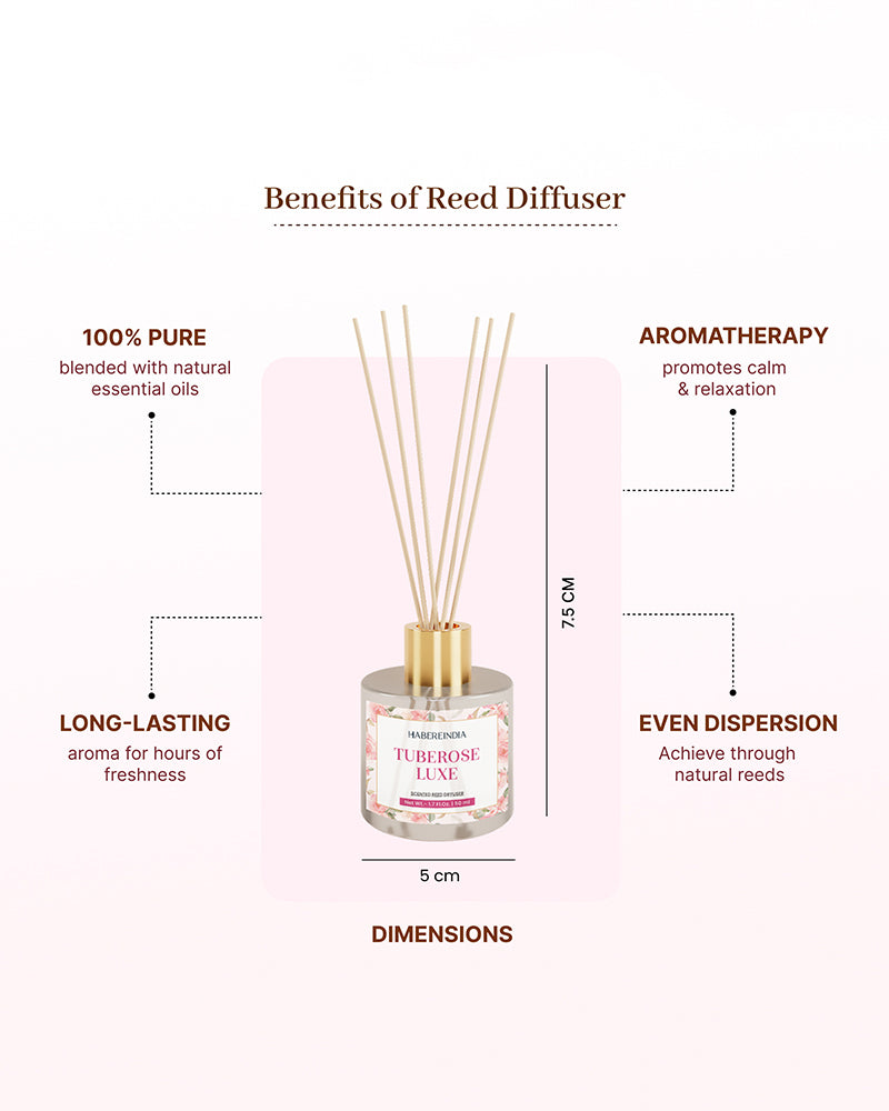 Reed Diffuser Set | Fragrance Oil with Reed Diffuser | Aroma Oil Diffusers for Home