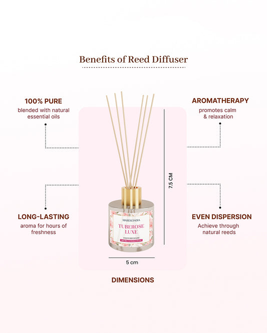 Reed Diffuser Set | Fragrance Oil with Reed Diffuser | Aroma Oil Diffusers for Home