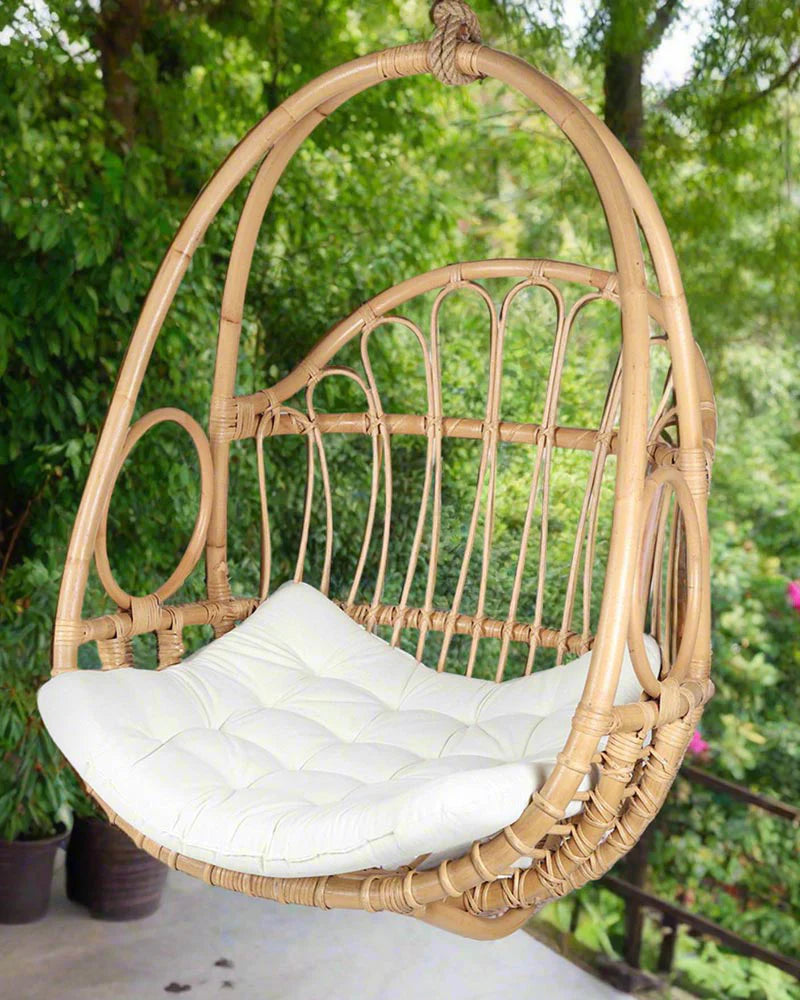 Boho Style Rattan Swings for Living Room or Patio