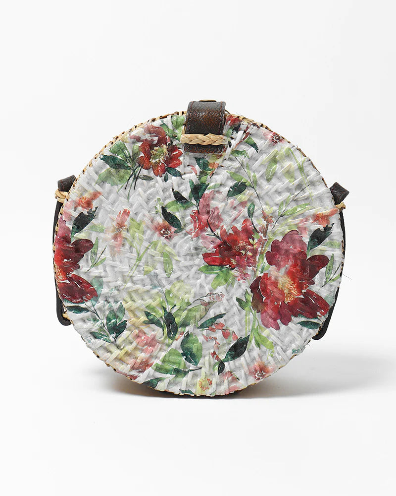 Sac Bali rond en rotin