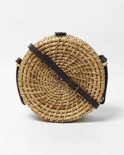 Sac Bali rond en rotin