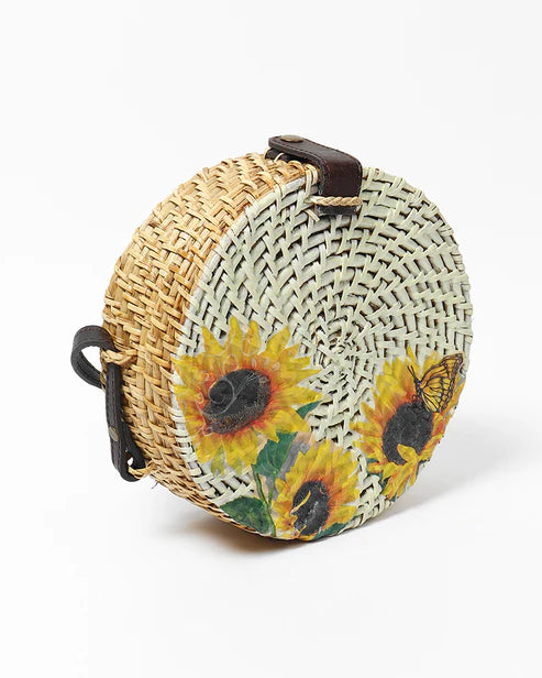 Sac Bali rond en rotin