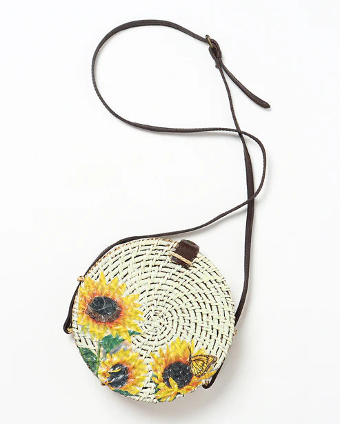 Sac Bali rond en rotin