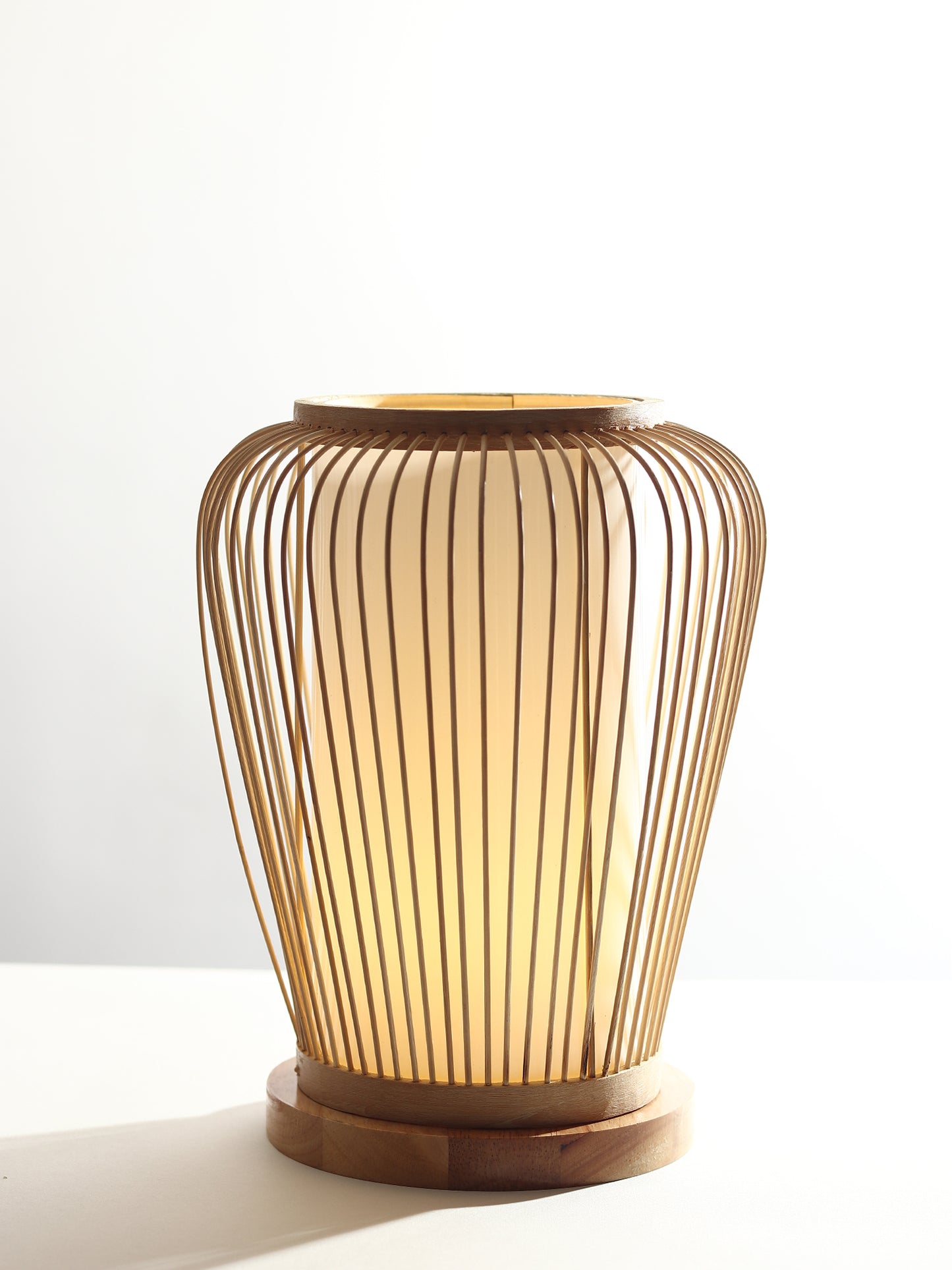 Cane Tabletop Lamp