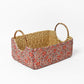 Seagrass Round Handle Basket | Cane Hamper Basket