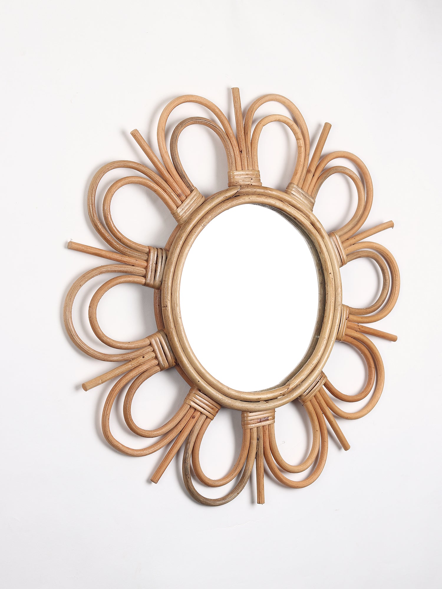 Rattan Mirror