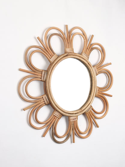 Rattan Mirror