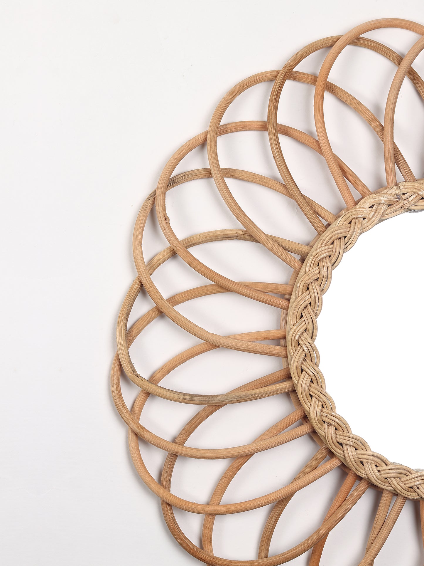 Bamboo Rattan Mirror | Wall Mirror